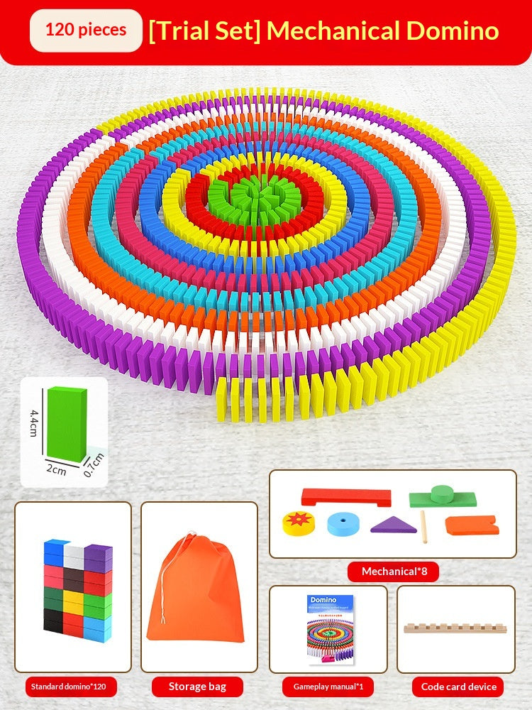 Educational Puzzle Toy Mechanism Building Blocks Gift Dominoes