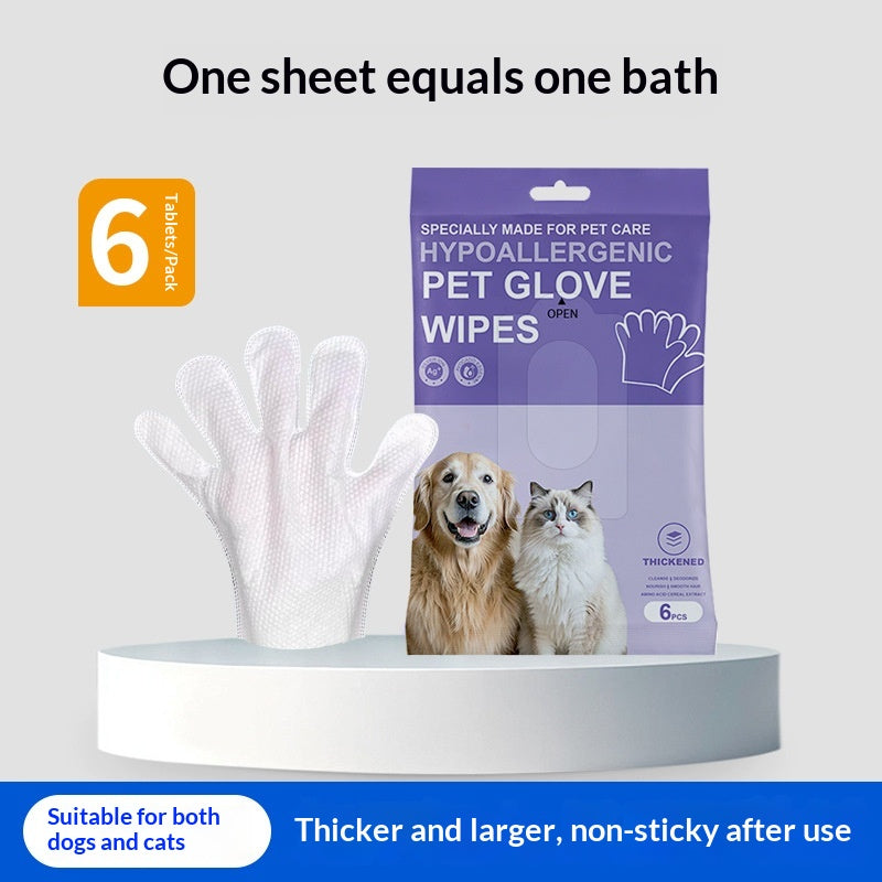 Pet Glove For Cats And DogsClean Without Bathing