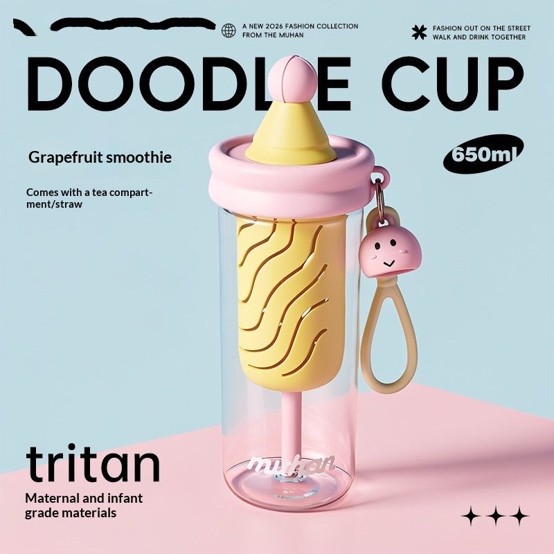 Style Tritan Water Bottle With A Tea Infuser