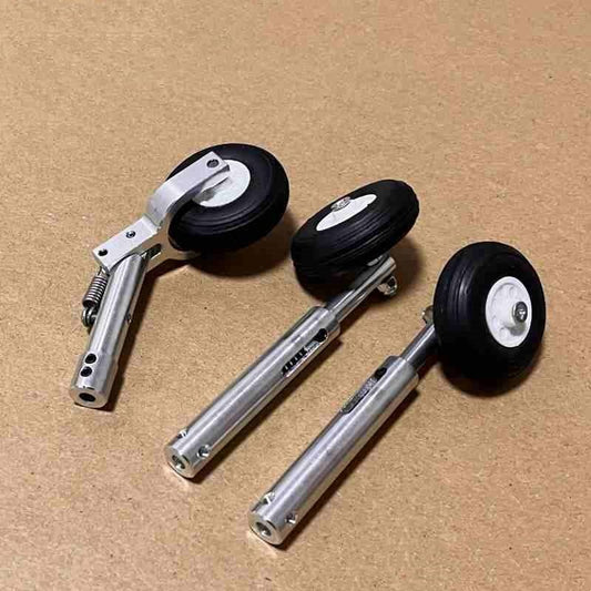 Accessories Single And Double Wheel Aluminum Alloy Vibration-proof Landing Gear With PU Foam Wheel