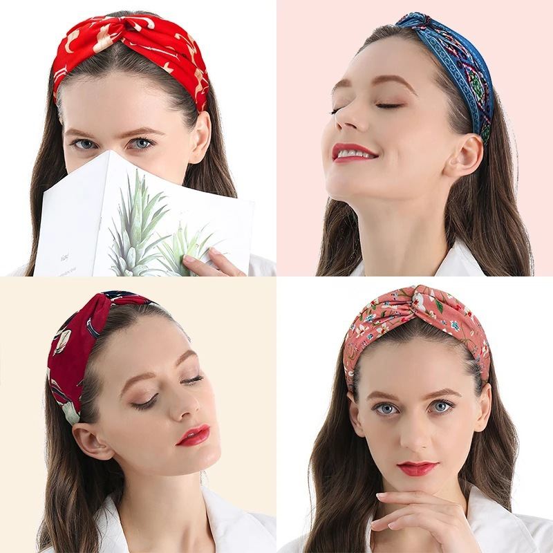 Cute Women's Face Wash Bandeau Solid Color Makeup Headband