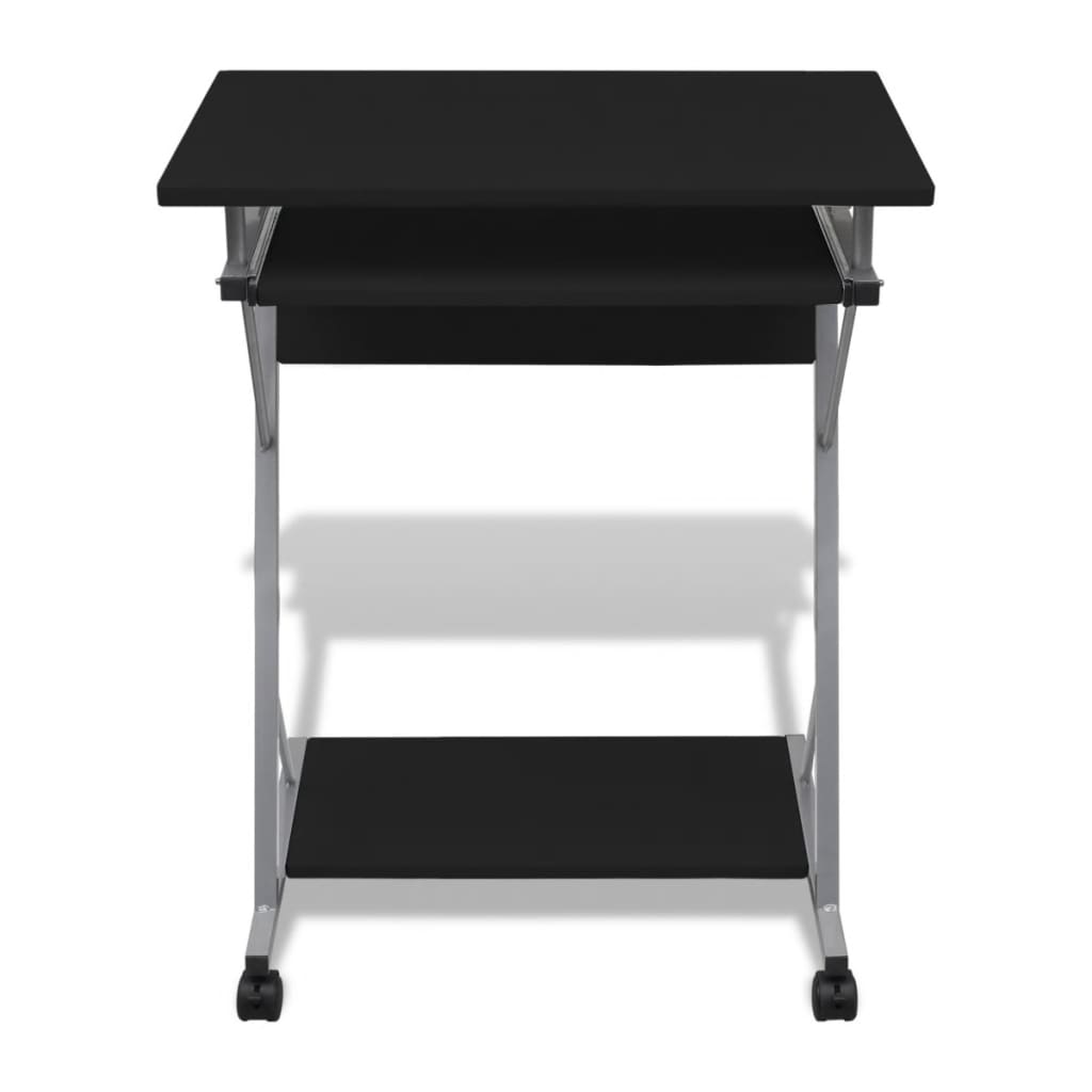 Computer desk, computer cart, PC table, office desk, laptop with casters, computer table