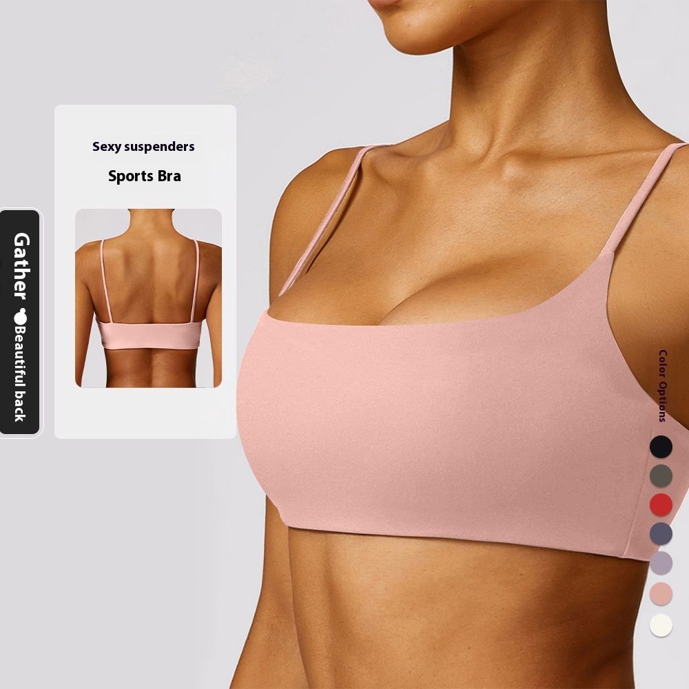 Sports Underwear Women's Back Anti-sagging Yoga Outer With Chest Pad