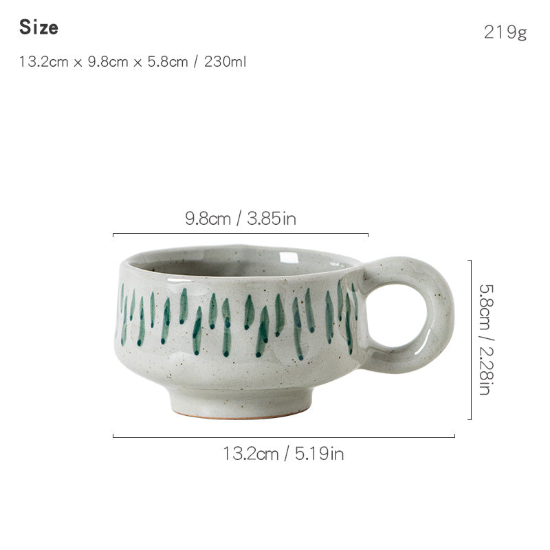 Hand-painted Ceramic Cup For Home And Office