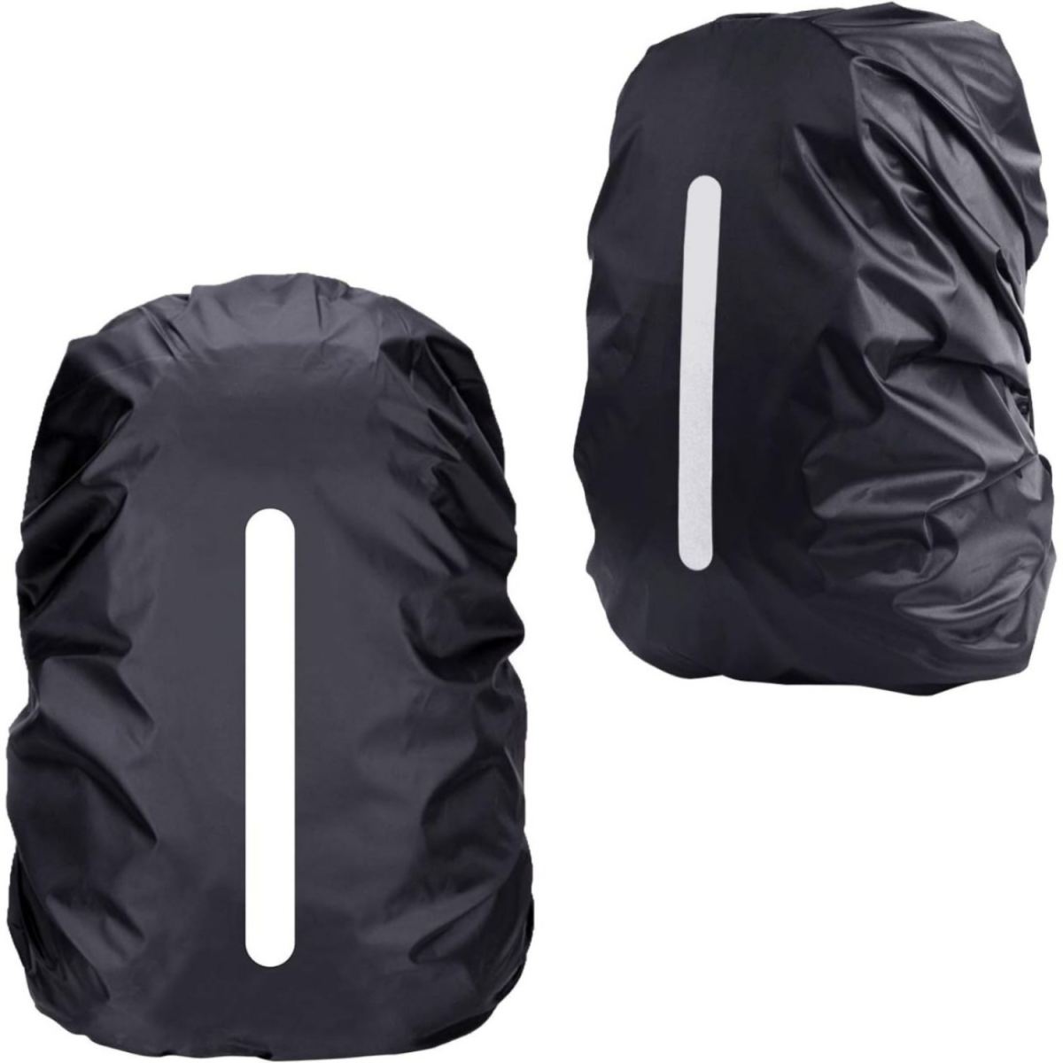 2-Pack Rain Cover For Backpack, School Backpack, Rain Cover For School Bag, Backpack Protector, Rain Cover, Water Protection For Outdoor Activities, Camping, And Hiking With Reflective Stripes
