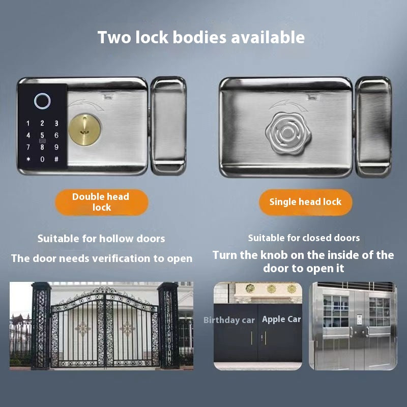 Exterior Electronic Smart Door Fingerprint Lock