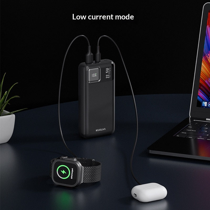 Mini High-Capacity Charge 20000 MAh Digital Display Fast-Charging Power Bank