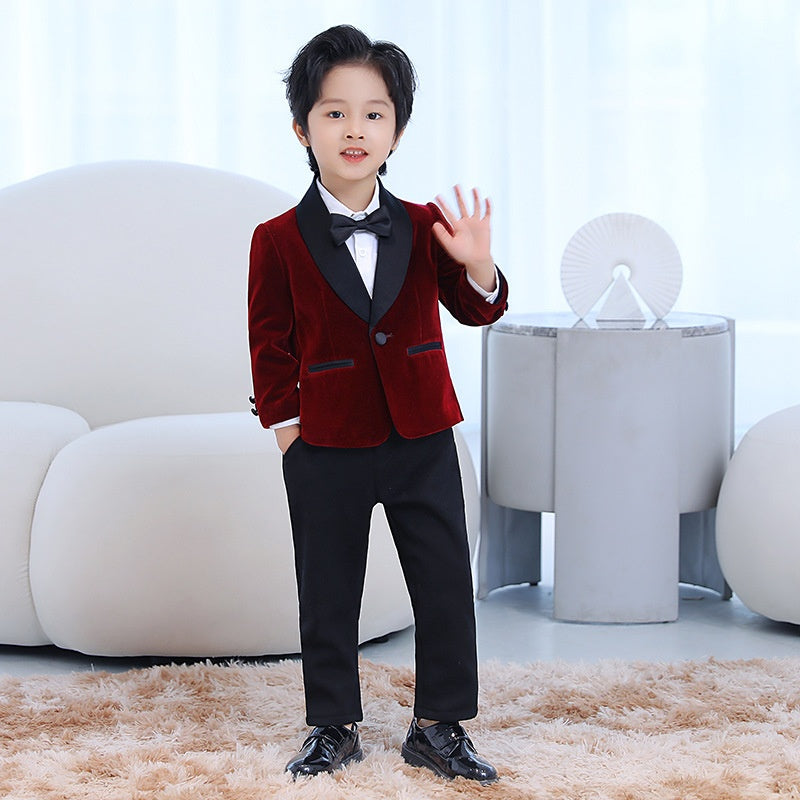 Children's Suit Korean Boy Flower Girl Celebration Dress