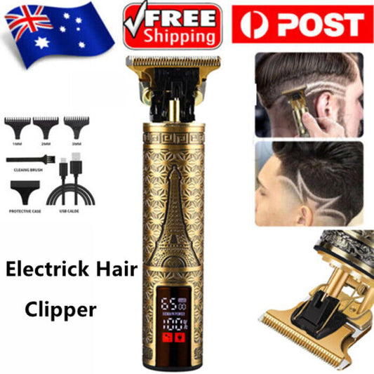 Professional Cordless Hair Clippers Beard Trimmer Men Hair Cutting Barber Shaver