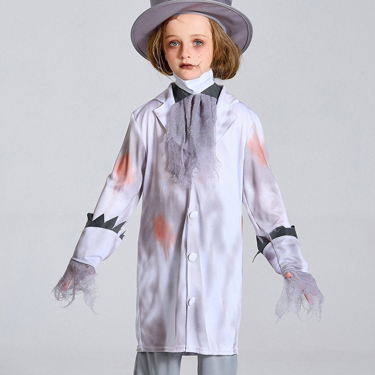 Halloween Parent-child Clothing Vampire Bride Bride Personality Makeup Set Pixel