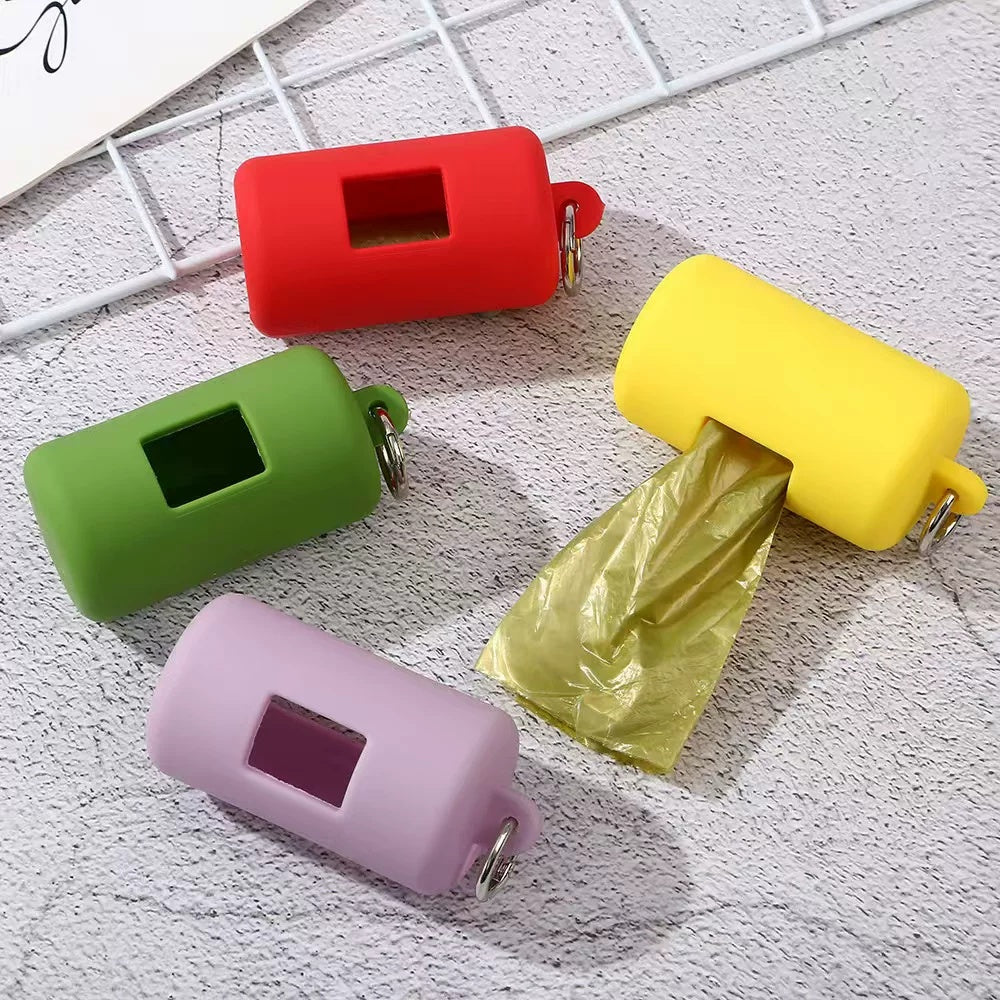 Outdoor Trash Bag And Waste-pickup Bag Dispenser