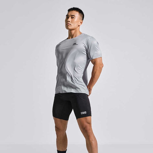 T-shirt Men's Quick Drying Mesh Breathable Fitness Clothes