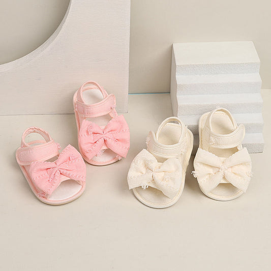 Baby Korean Style Bow Sandals Lightweight Non-slip