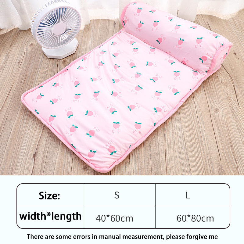 Dogs Mat Cooling Summer Pad Mat For Dogs Cat Blanket Sofa Breathable Pet Dog Bed Summer Washable For Small Medium Large Dogs New