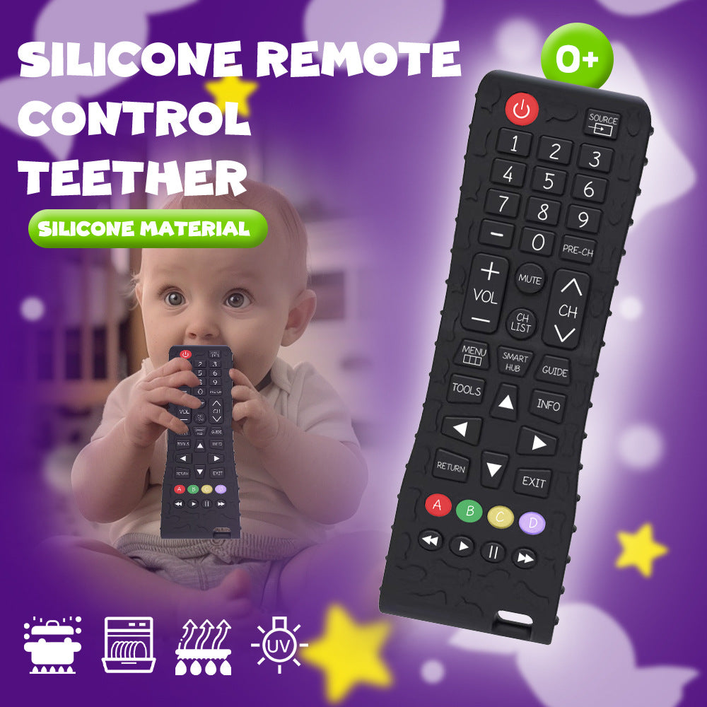 Customized Best-selling Remote Control Teether Mobile Phone Teether Anti-hand-eating Soothing Artifact Teething Stick Teether For Young Infants
