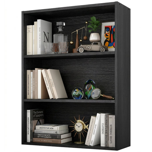 Four-tier And Three-tier Bookcases, Floor-standing Open Shelving, Suitable For Storage In Home Offices, Living Rooms And Bedrooms