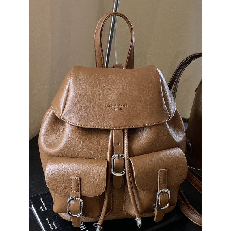 Korean-style Fashionable Streetwear Travel Backpack For Students