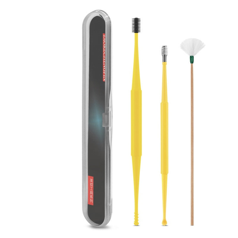 Ear Picking Tools Double-headed Silicone Ear Pick Spiral Massage Ear Pick