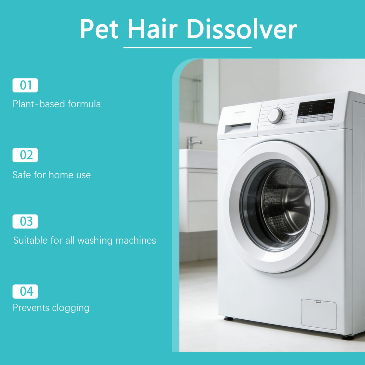 Pet Hair Removal Effervescent Tablets Are Suitable For Everyday Household Use And Machine Washing. They Clean Stains, Remove Pet Hair, And Dissolve Pet Hair.