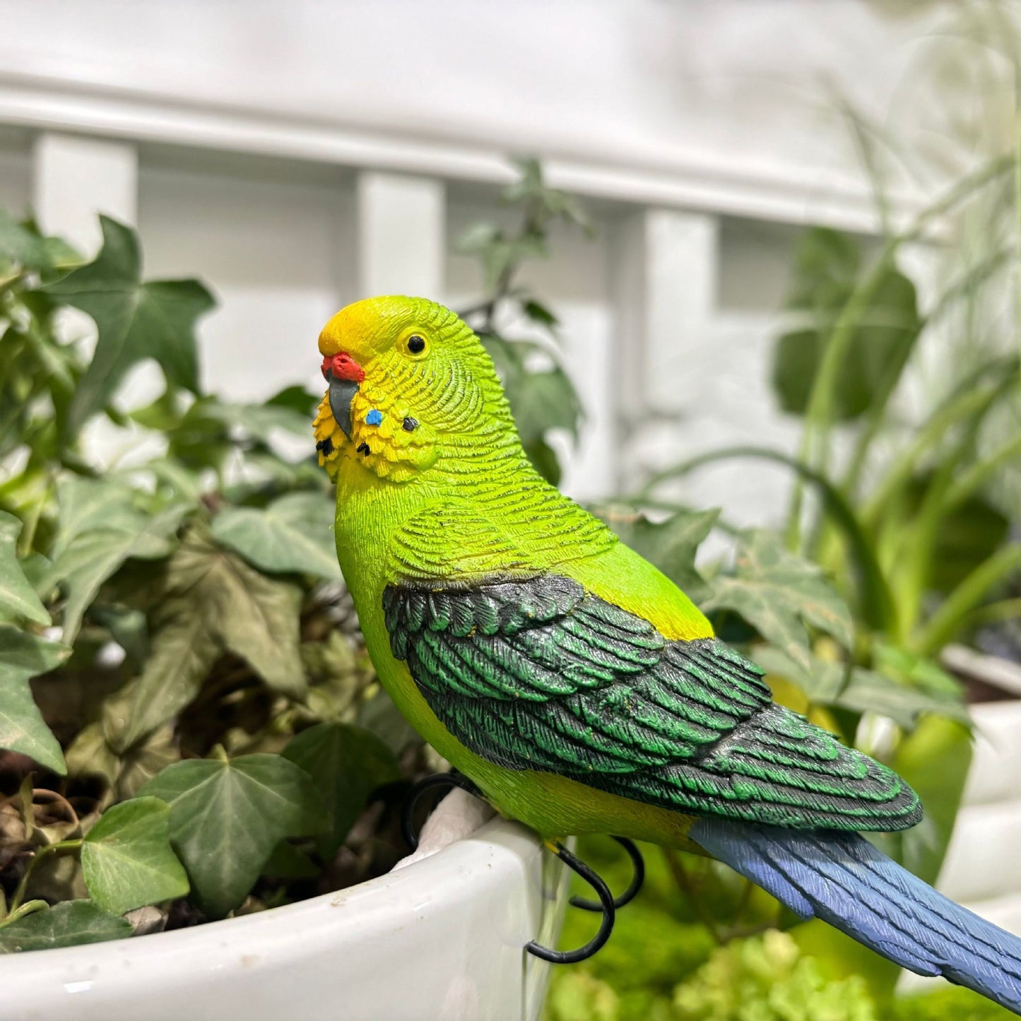 Resin Parrot Couple Bird Home Decor Ornament