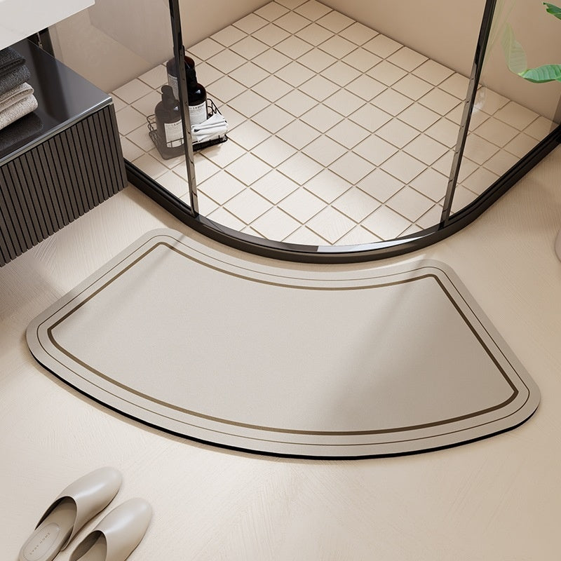 Diatomaceous Water-absorbing Bath Mat For The Toilet And Shower