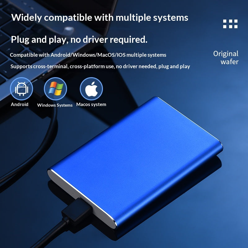 Metal Portable Mobile Phone And Computer Storage High-speed Solid-state Mechanical Hard Drive