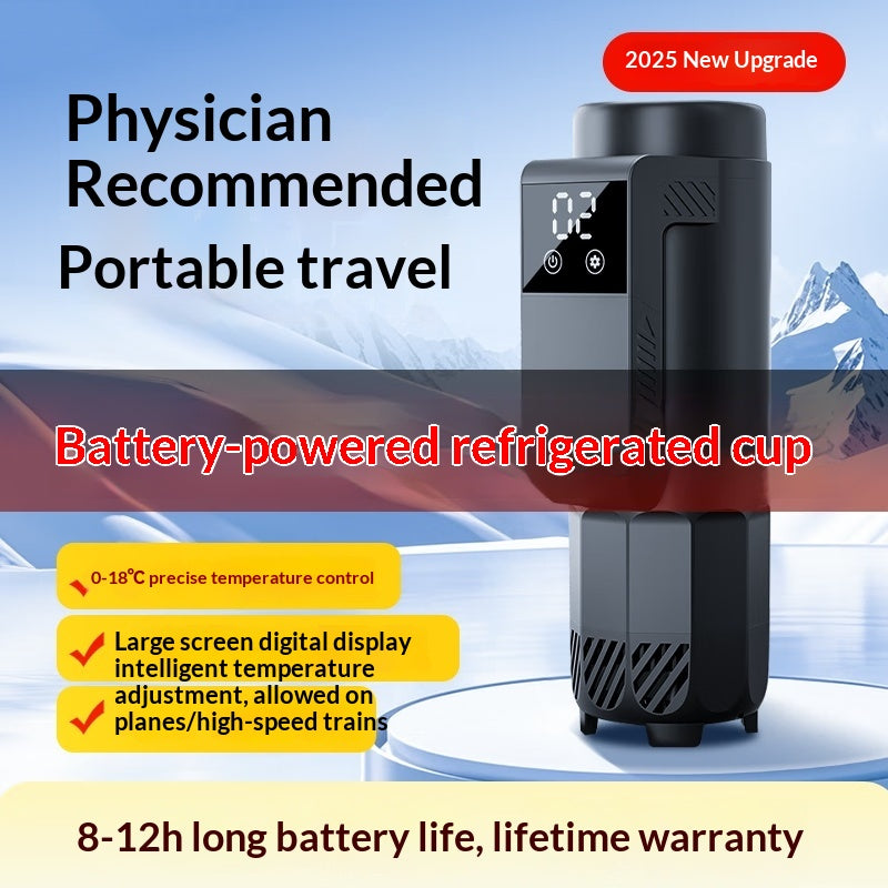 Insulin Refrigeration Cup Portable Cooling Box Rechargeable Mini Fridge Dedicated To Medications