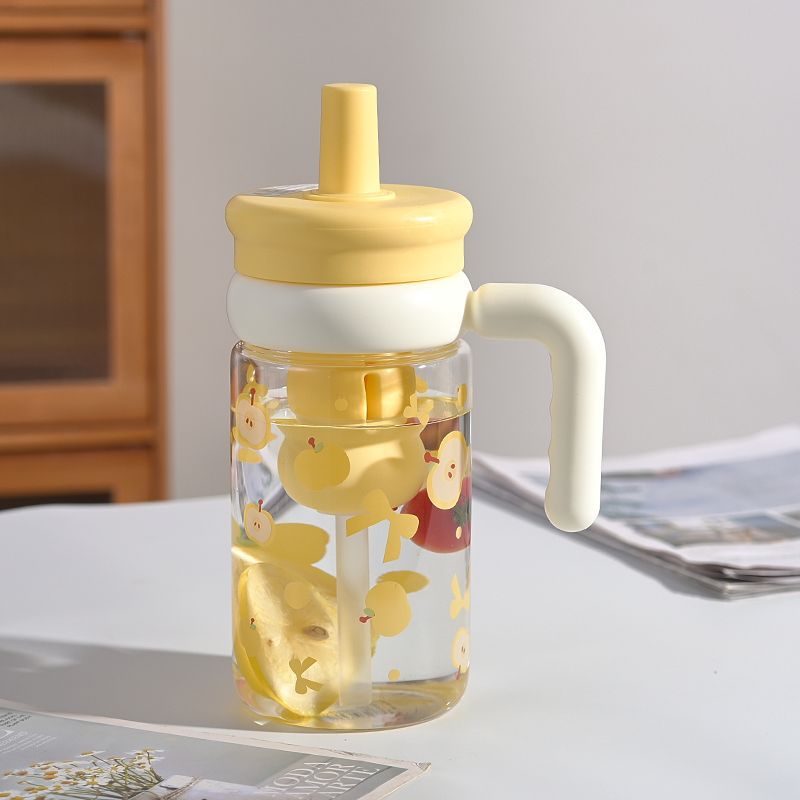 New Large-capacity Straw Cup With A Handle