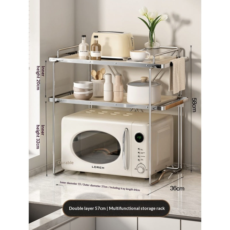 Multifunctional Kitchen Shelf And Korean-style Storage Floor Table