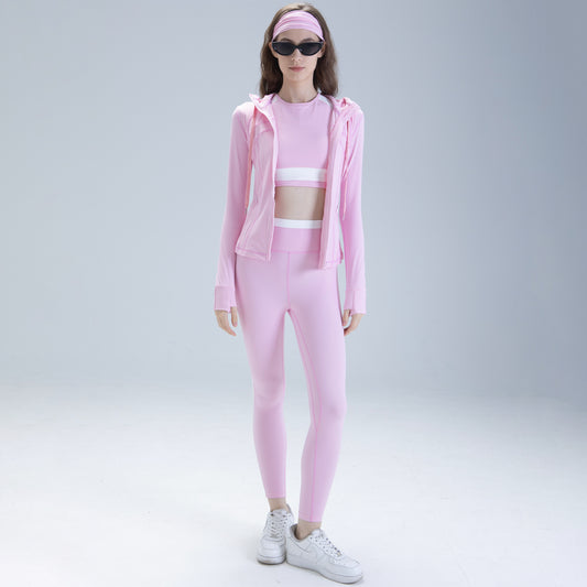 Yoga Wear Nude-Feel Fitness Apparel Long-Sleeve Running Top Quick-Drying Shirt Womens Pilates Jacket