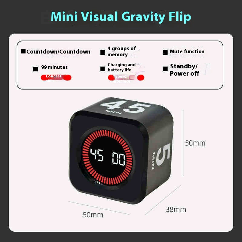 Visual Timer Charging Mute Customizable