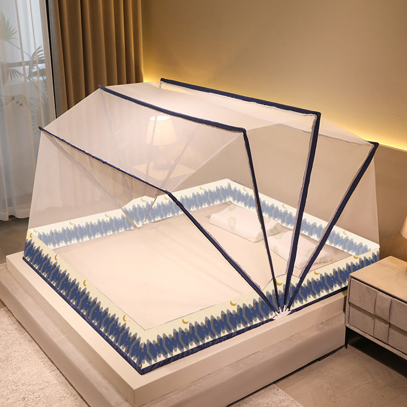 Foldable, No-assembly-needed Mongolian Yurt Mosquito Net For Home Use