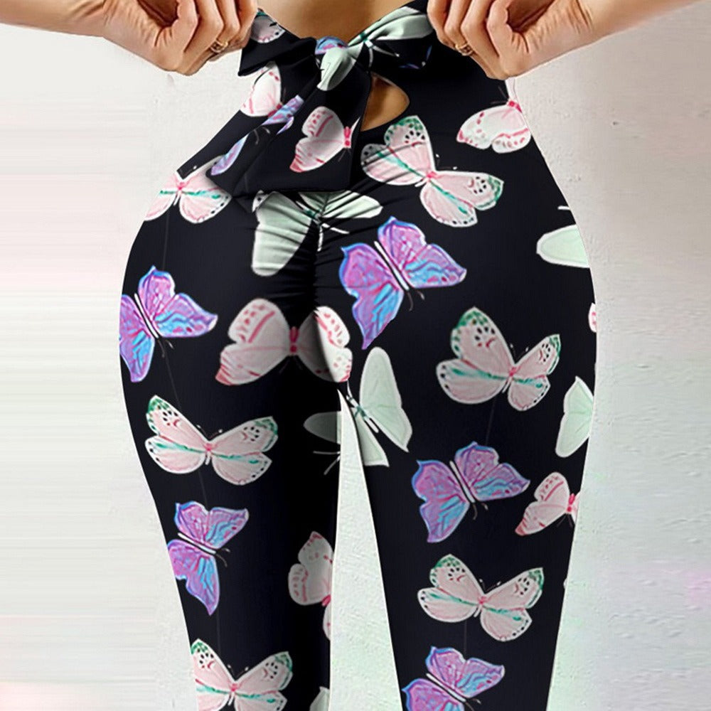 Peach Hip Hip Lifting Sport Fitness Yoga Leggings