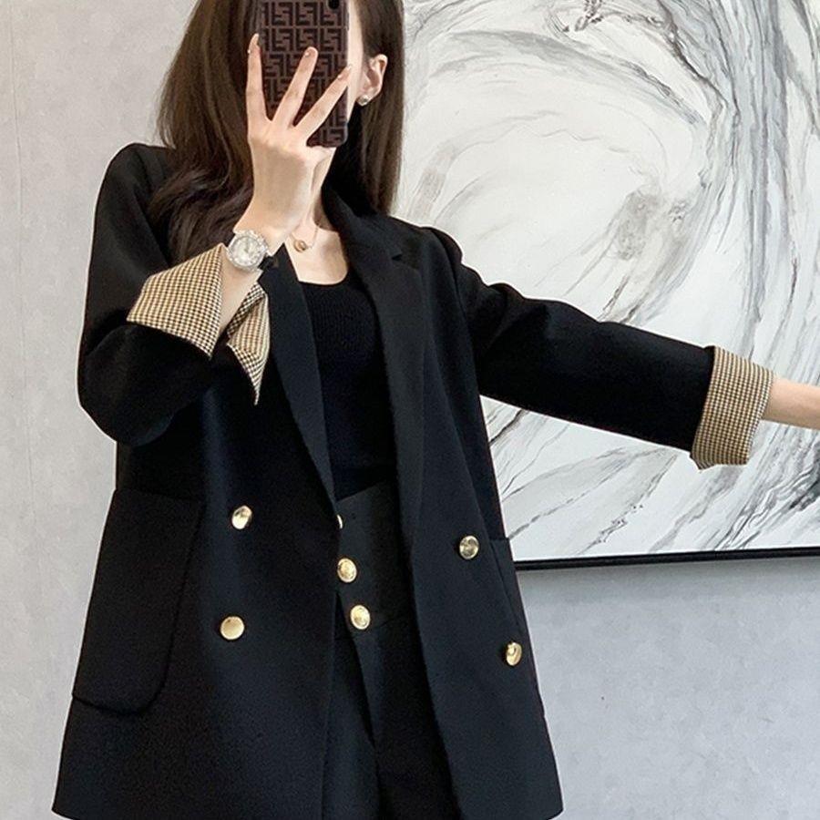 Seasonal Korean-style Double-breasted Chanel-style Top