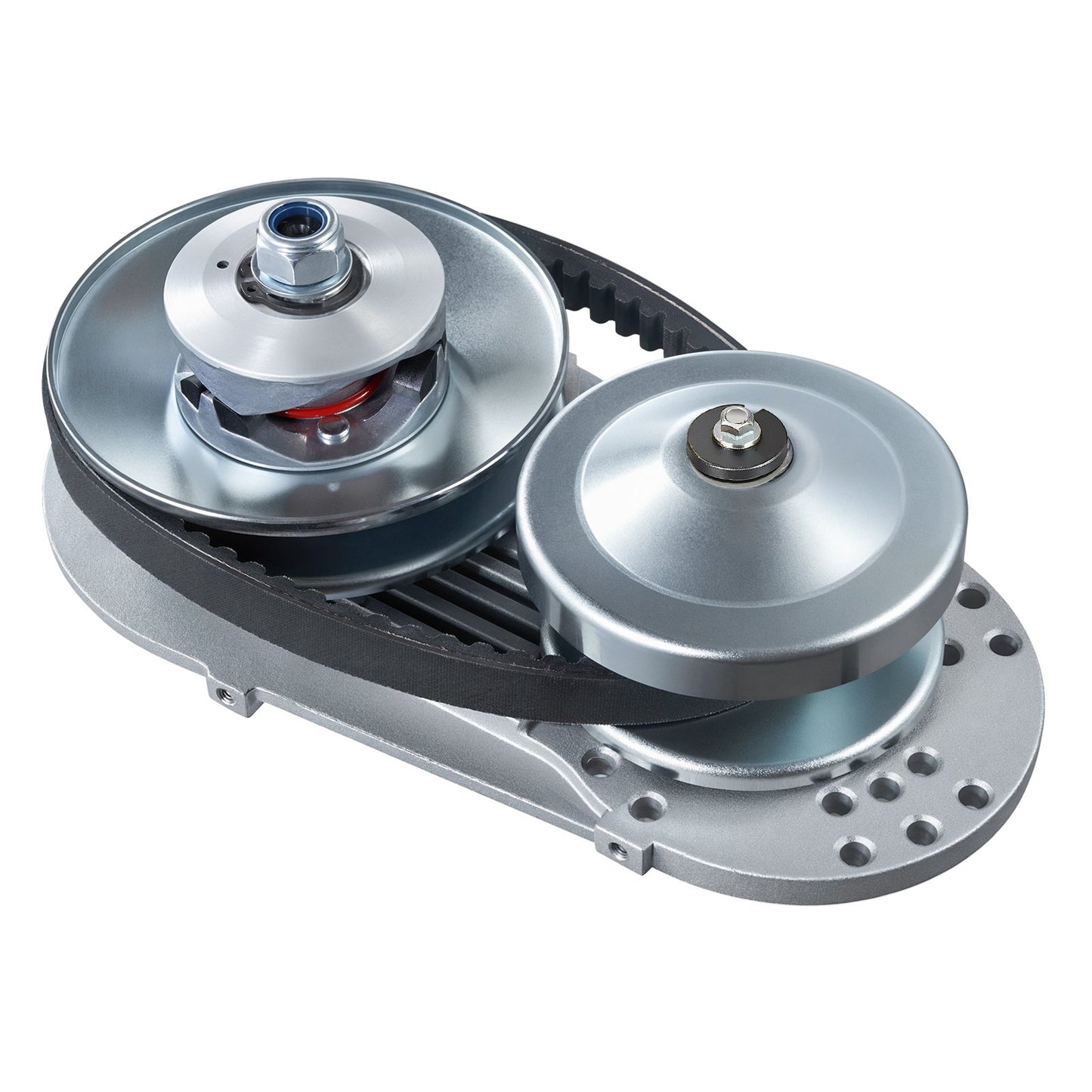 Drive Clutch, 2-8HP Engine, 2000 RPM High-Strength Drive Clutch With Asymmetric Designed Wheels & Robust Rubber Belt, Sturdy & Durable Clutch With Full Accessories, Fit For Various Engines