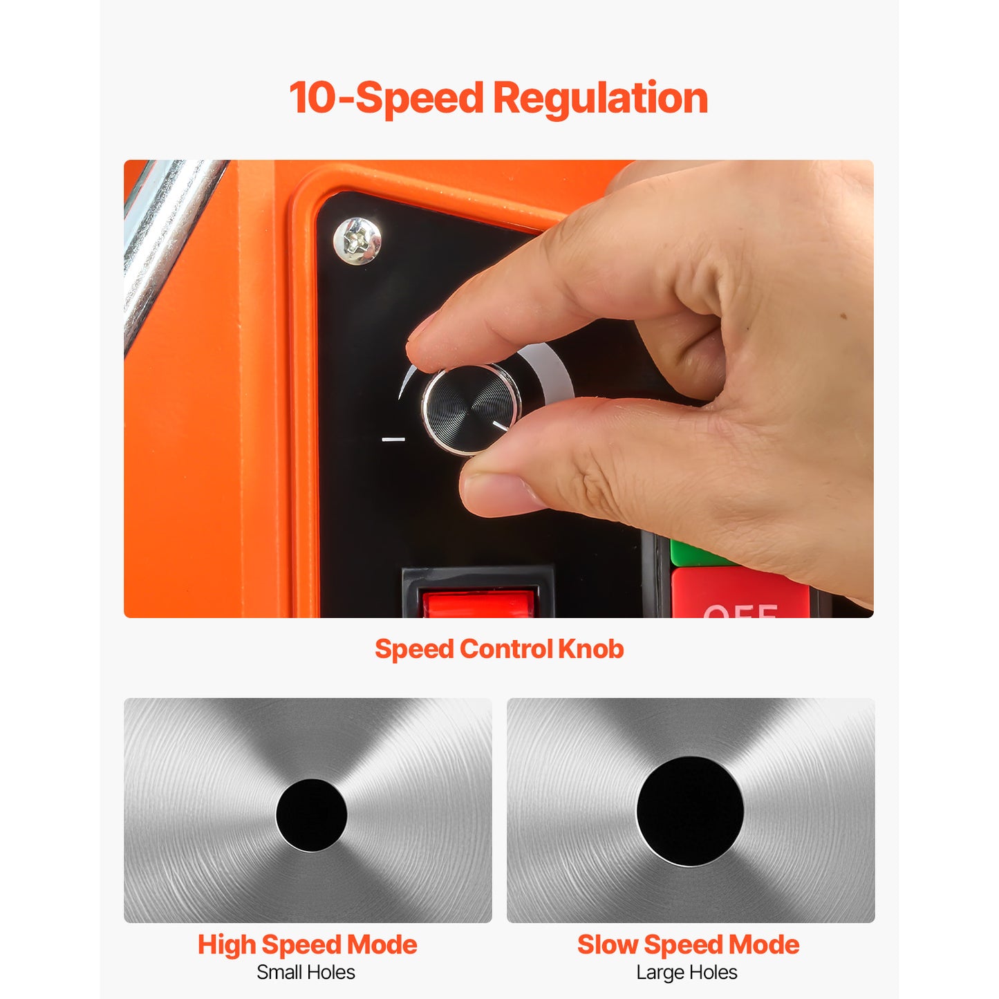 Magnetic Drill, 1550W Motor 2 In Coring Diameter, 2922 Lbf Magnetic Force, 0-550 RPM Variable Speed, Portable Electric Mag Drill Press Drilling Machine For Metal Surface, Home Improvement