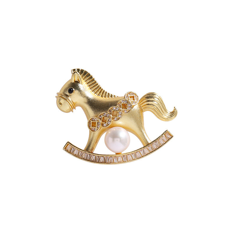 Womens Jewelry Accessories Instant Wealth Pearl BroochBoutonniere