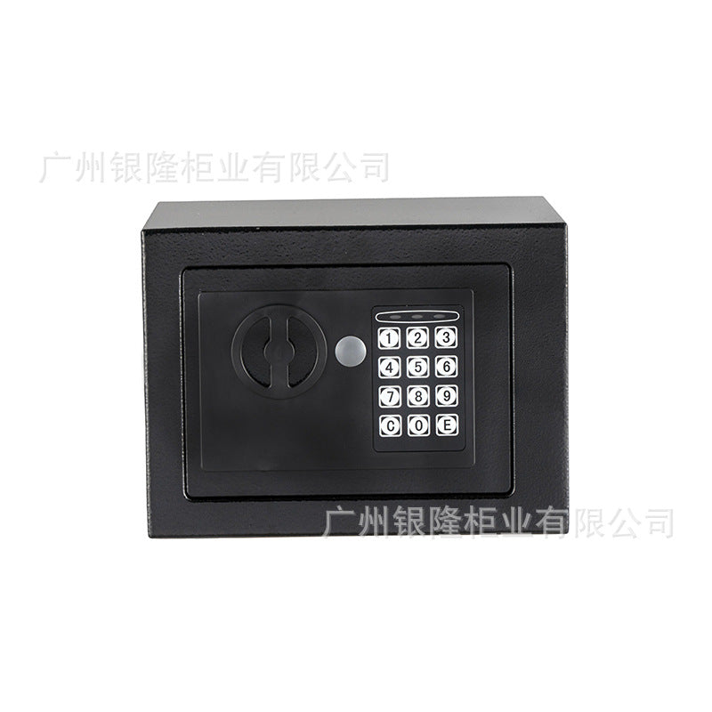 Mini Safe Cabinet With Password And Key Unlock Smart Easy To Install Solid Bolt Lock Anti-Theft Cabinet
