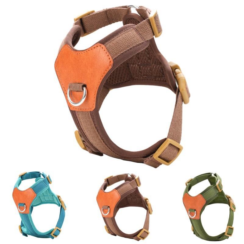 Retro Dog Hand Holding Rope Pet Harness