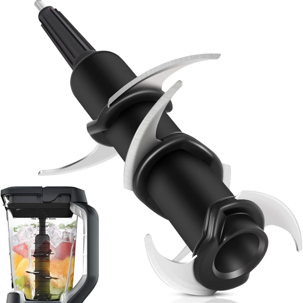 Stainless Steel Replacement Six-stack Blade Set Juicer Knife Seat Accessories