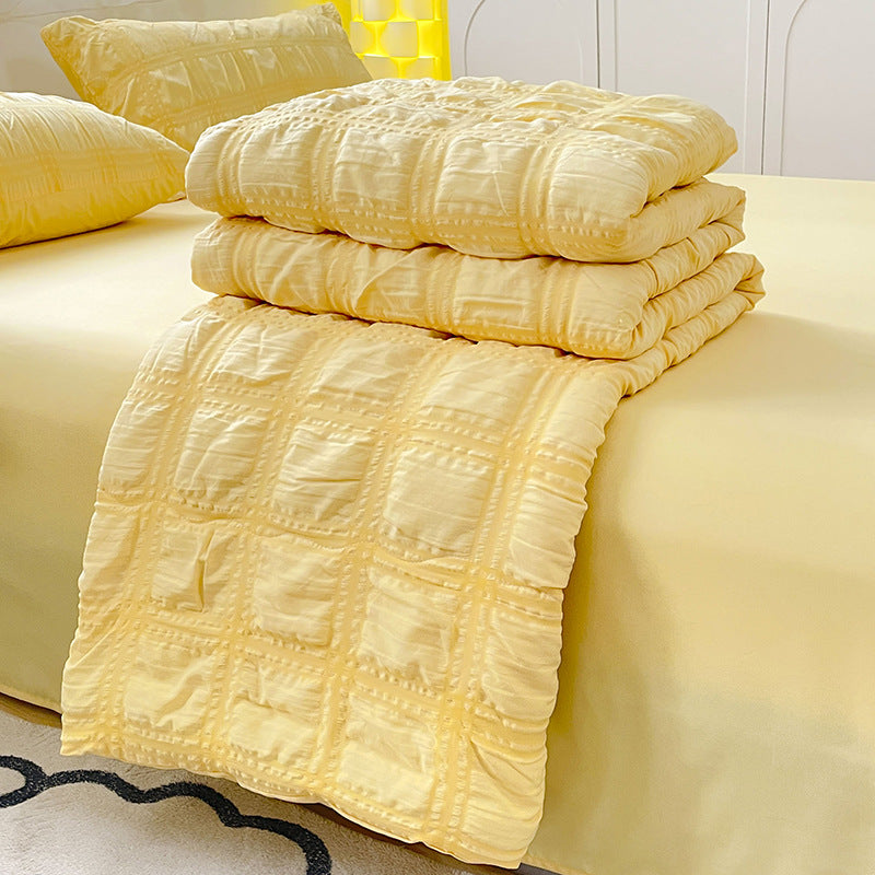 Seersucker Summer Cooling Air Conditioning Bed Summer Quilt