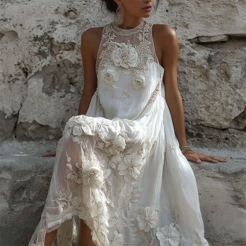 3D Digital Print Casual Dress In Japanese And Korean Style