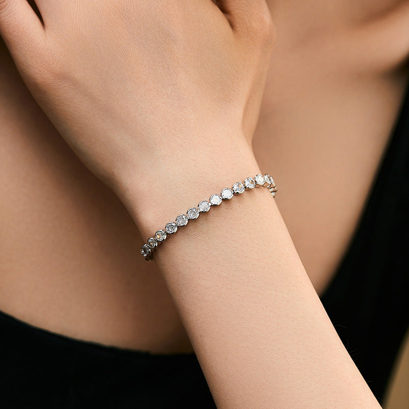 European And American Simple Style Women's Jewelry Exquisite White K Color