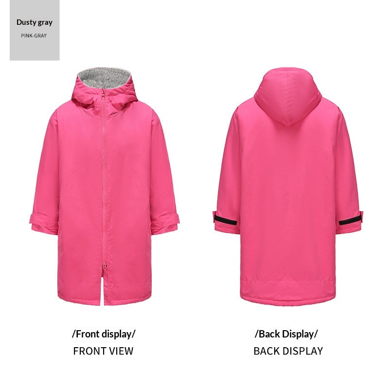 Outdoor Thermal Jacket Swimming Training Bathrobe
