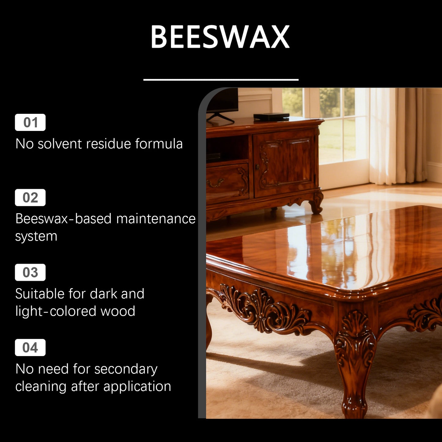 Care Wax For Minor Scratches On Wooden Furniture