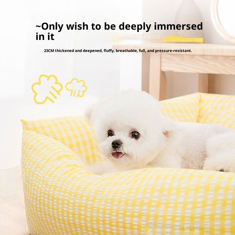 Small Dog & Cat Durable Kennel Winter Warm Pet Bed Pet Supplies