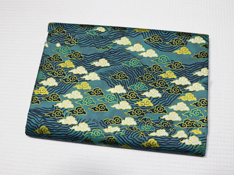 Japanese Zefeng Gilding Cotton Active Printing Clothing Fabric
