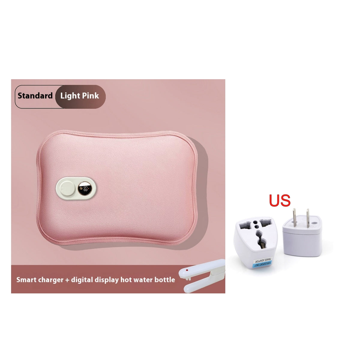 Digital Display Hot Water Bag Charging Hand Warmer Bed Sleeping Bed Fantastic Foot Warming Appliance