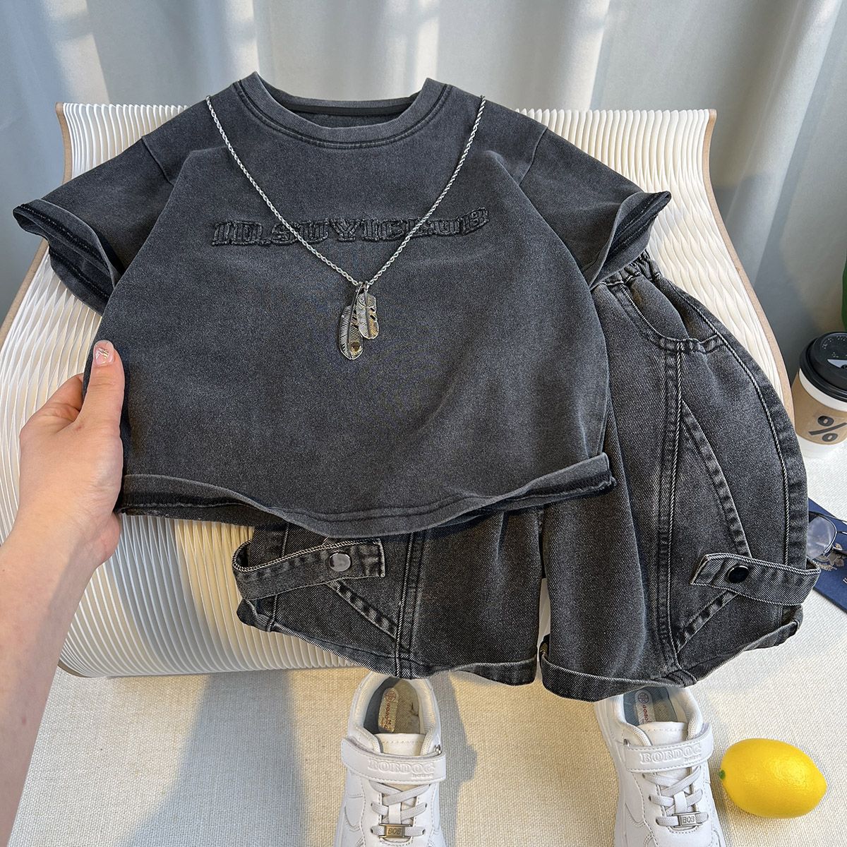 Boys' Korean-style Handsome Short-sleeve Summer Outfit