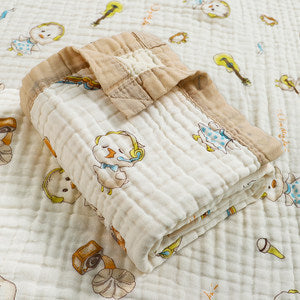 Baby Bath Towel Six-layer Pure Cotton Gauze Blanket